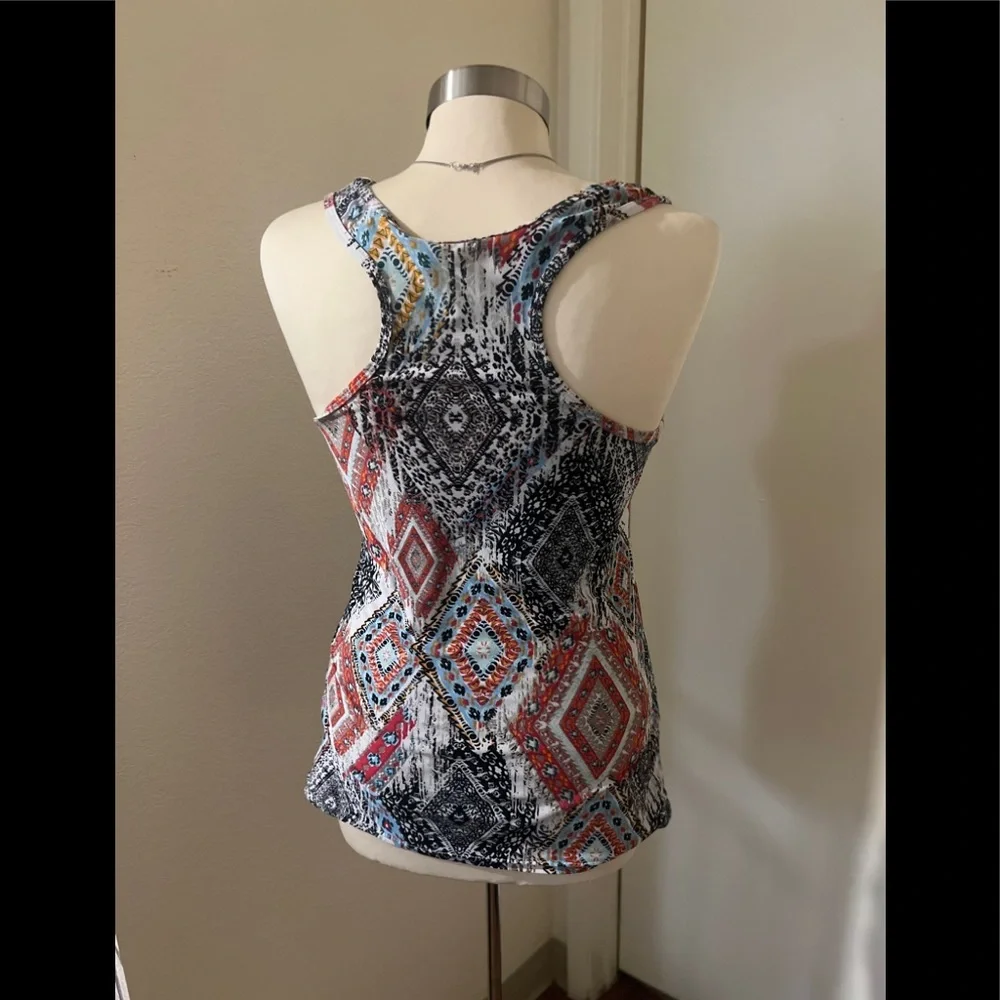 Aztec Design Racerback Tank Top - Picture 2 of 3